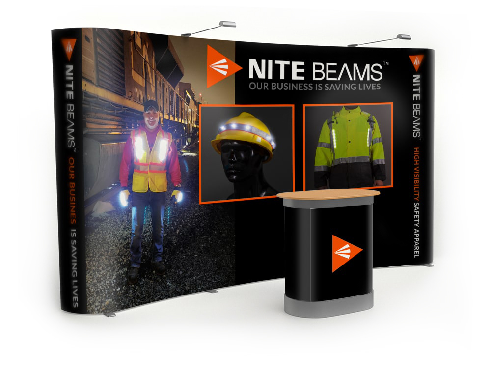 Nite Beams Trade Show Display